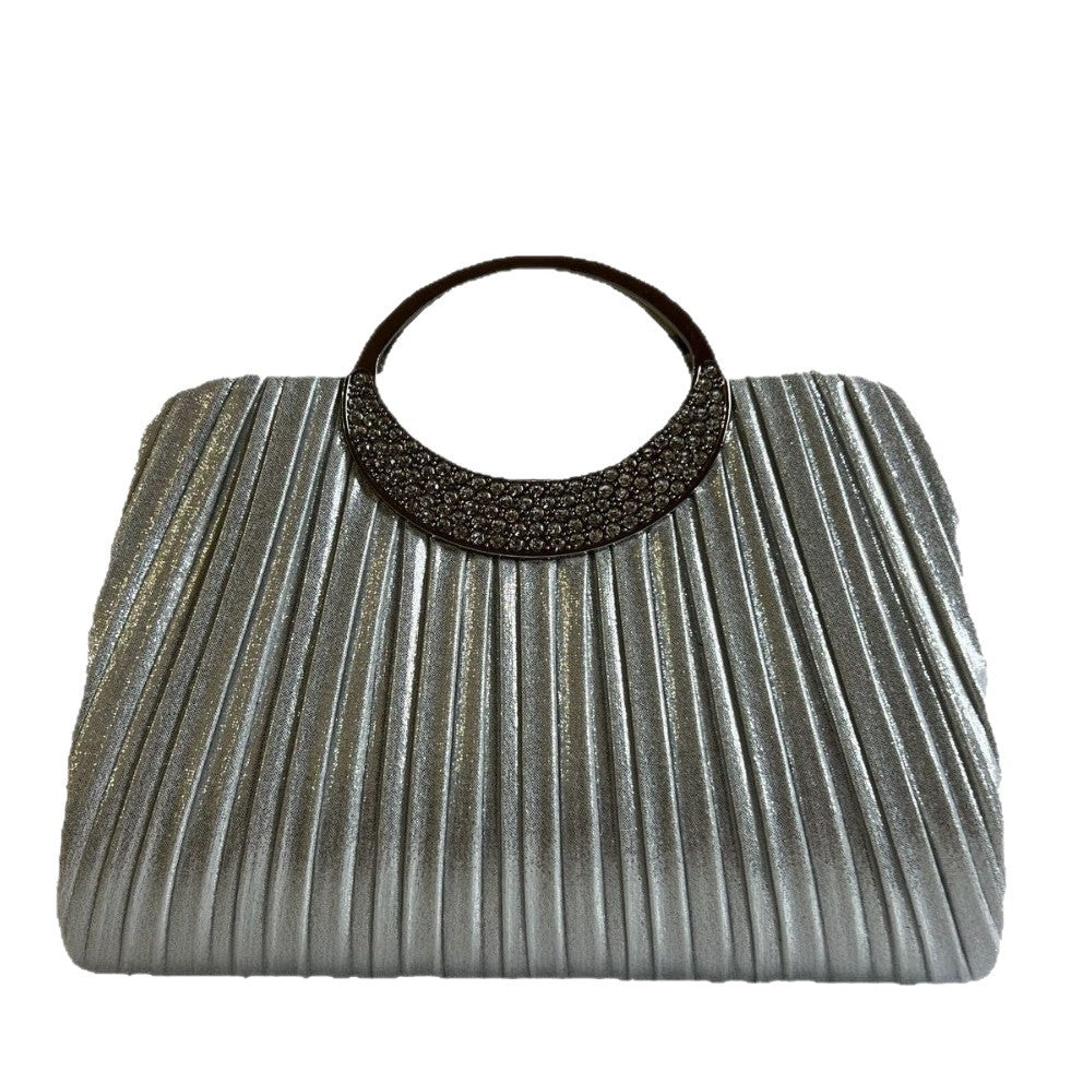 Elegant Pleated Evening Clutch