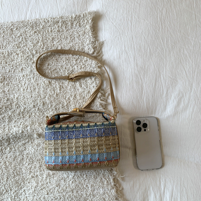 Textured Handwoven Mini Crossbody Bag Stornfield