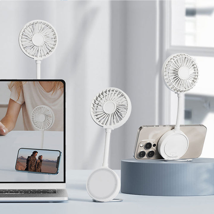 Women's portable smartphone fan with flexible holder Stornfield