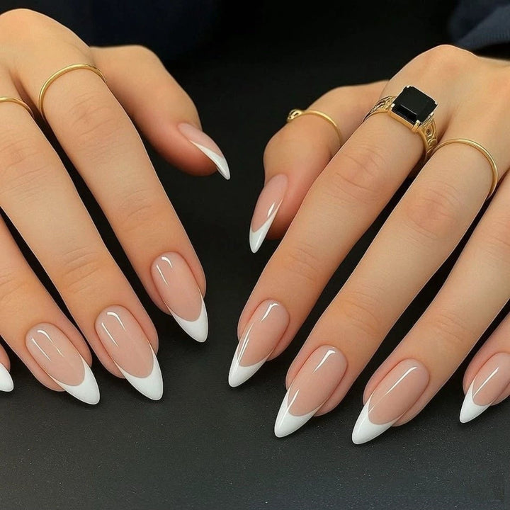 Elegant and Stylish French Design Nail Art Stornfield