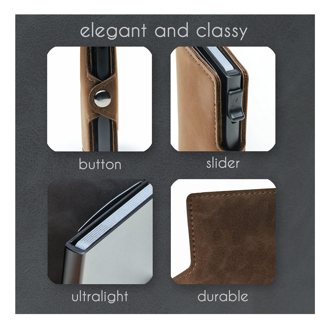 RFID-Blocking Multi-Functional Leather Wallet Stornfield