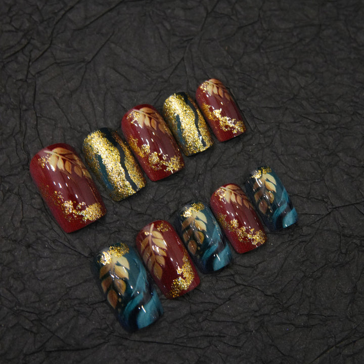 Premium Decorative Press-On Nail Set