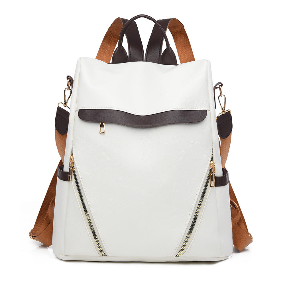 Multi-Functional Leather Backpack Stornfield