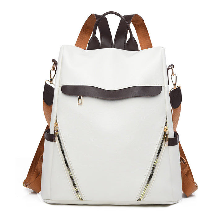 Multi-Functional Leather Backpack Stornfield