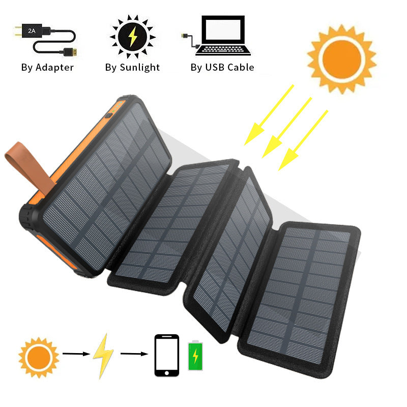 High-performance solar power bank with multi-charging options Stornfield