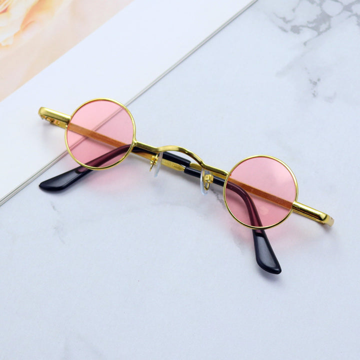 Retro-Inspired Round Metal Frame Sunglasses Stornfield