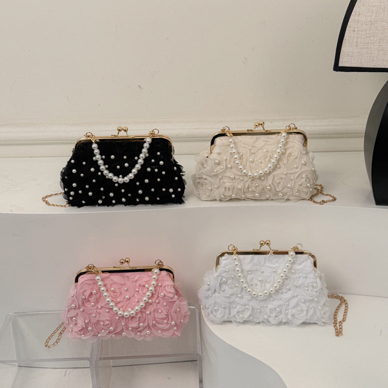 Floral Embellished Evening Purse