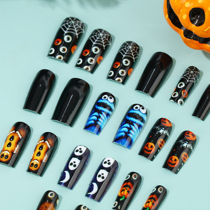 Creative Halloween-style art nails Stornfield