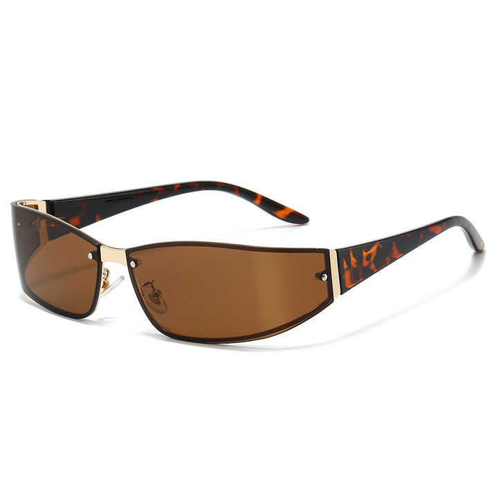 Sleek Cat-Eye Shield Sunglasses Stornfield