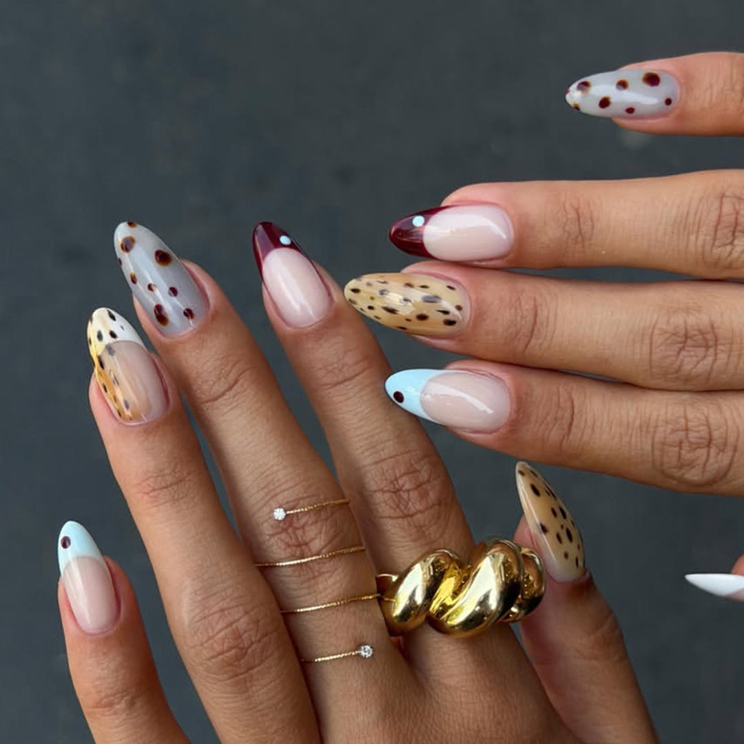 Artistic Stiletto Press-On Nail Design Stornfield