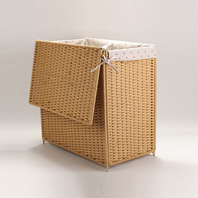 Handwoven Rectangular Storage Basket Stornfield