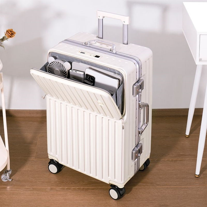 Trolley Suitcase With Innovative Storage Space And Integrated Security System Stornfield