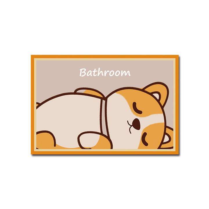 Playful Citrus-Themed Bath Mat Stornfield