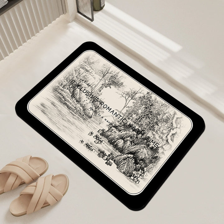Artistic Landscape Design Area Mat