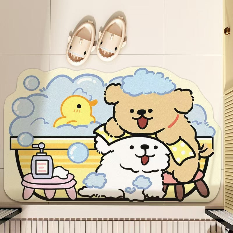 Cartoon Bath Mat Stornfield