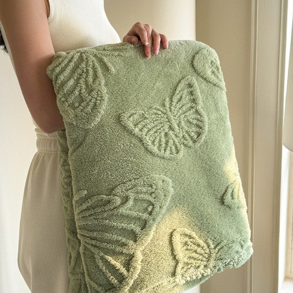 Women's Decorative Butterfly Pattern Throw Blanket