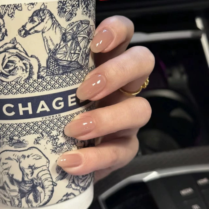 Artistic Floral and Minimalist Press-On Nails Stornfield