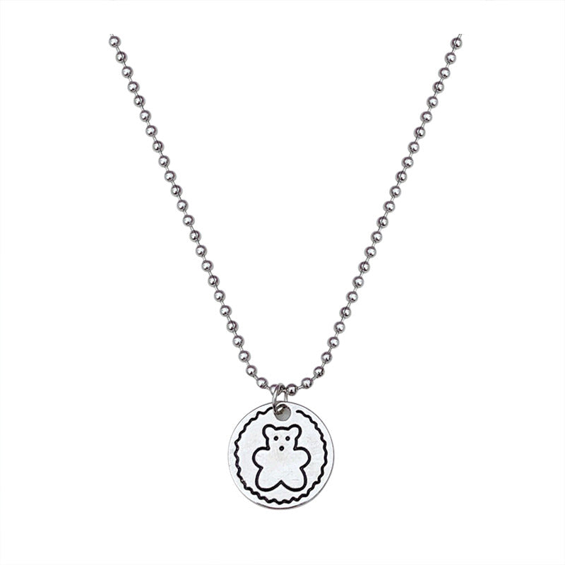 Outline Bear Pendant Necklace Stornfield