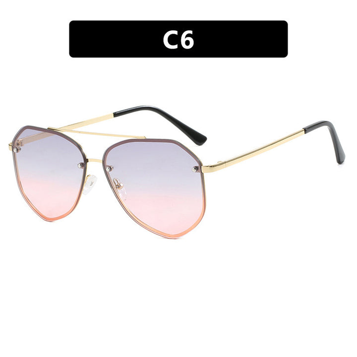 Women's geometric sunglasses with delicate frame Stornfield