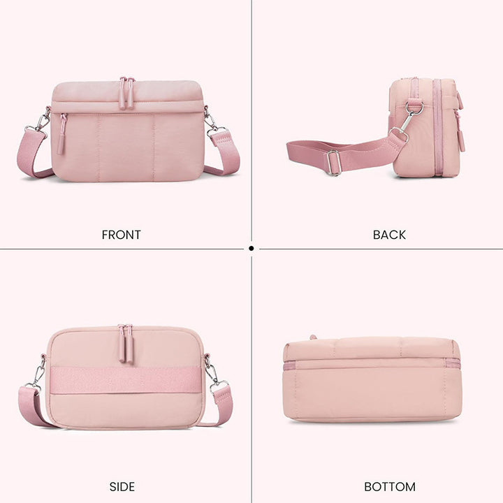 Elegant shoulder bag with double compartment Stornfield