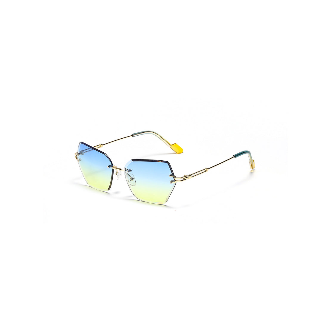 Women's modern sunglasses with stylish hexagonal frame Stornfield