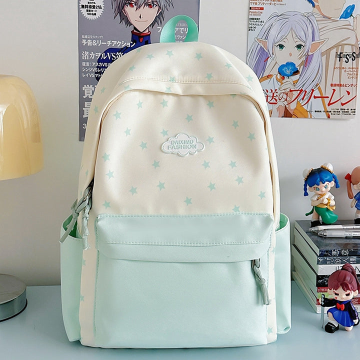 Star Patterned Casual Backpack