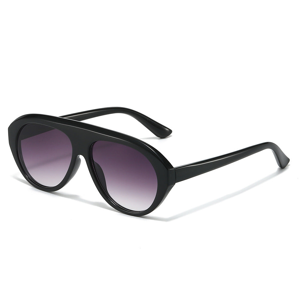 Oversized Geometric Aviator Sunglasses Stornfield