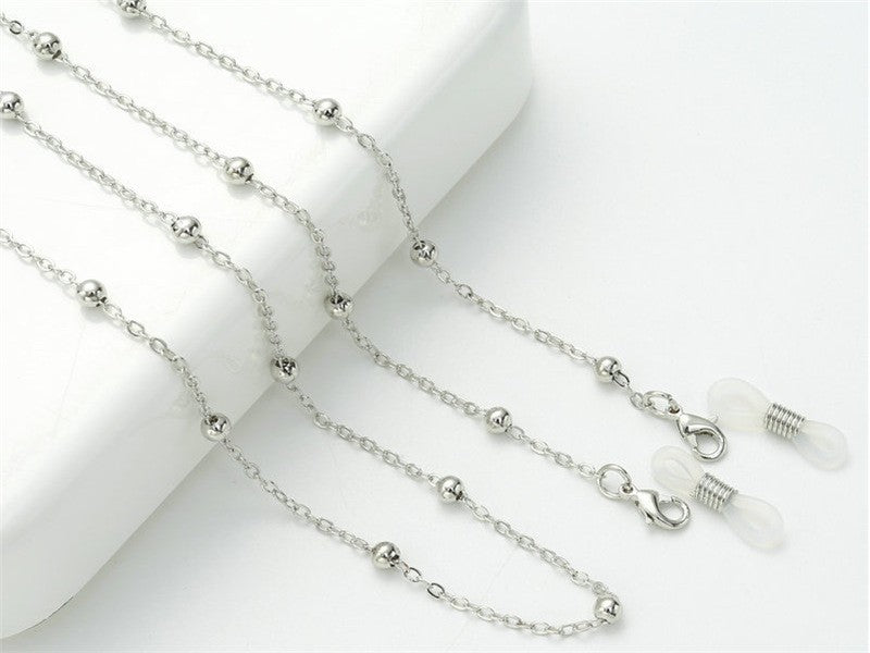 Silver Beaded Eyewear Chain Stornfield