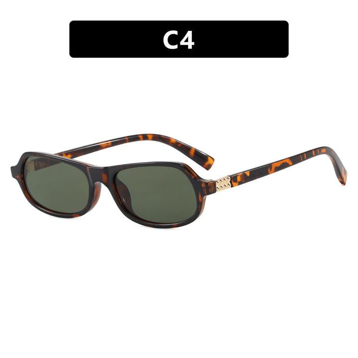 Ladies stylish fashionable sunglasses with golden accents Stornfield