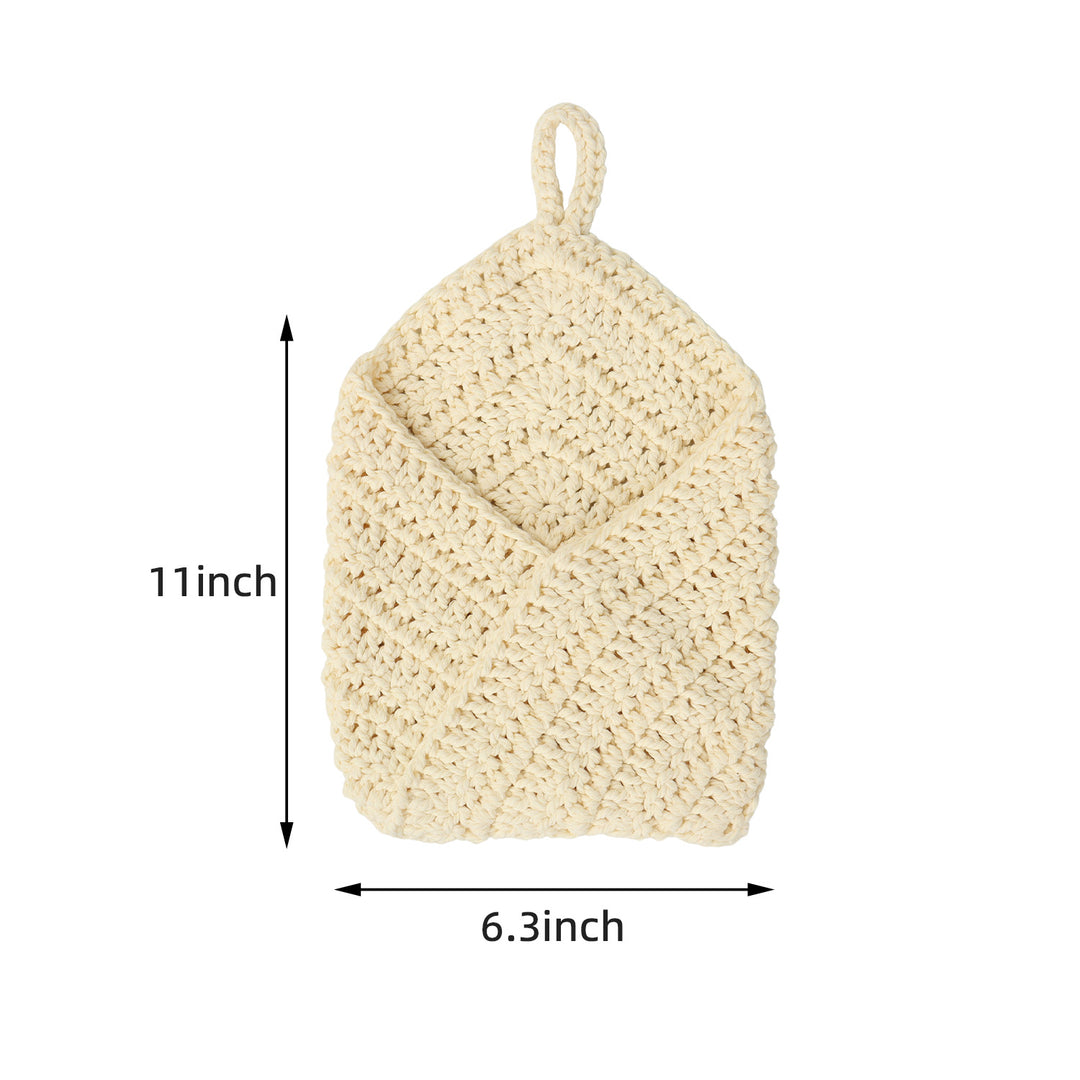 Hand-knotted storage bag Stornfield