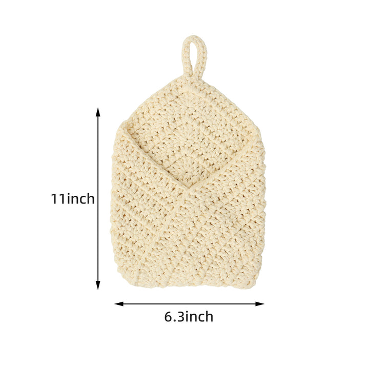 Hand-knotted storage bag Stornfield