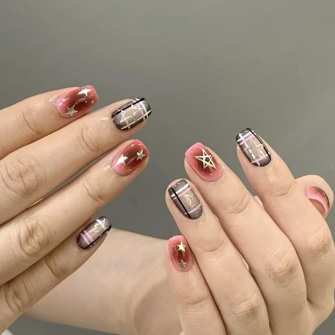 High-Quality Artistic Press-On Nail Art Set