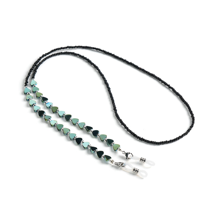 Heart-Shaped Beaded Eyewear Chain Stornfield
