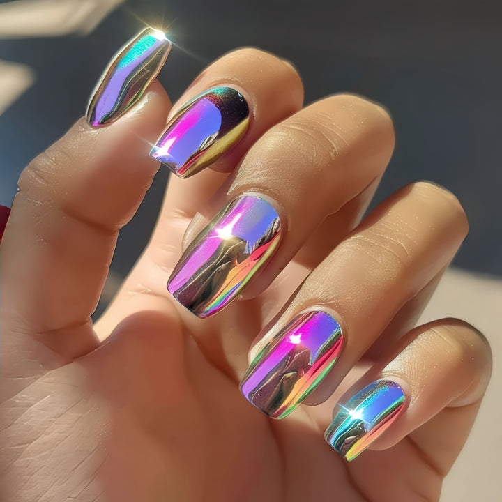 Artifical nails with Faceted Design Stornfield