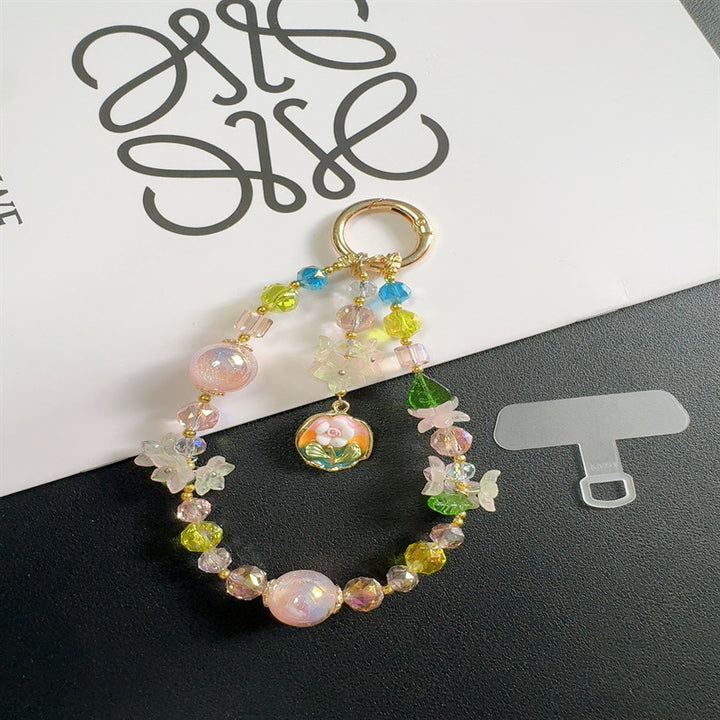 Decorative Beaded Charm Keychain Stornfield 1790135796