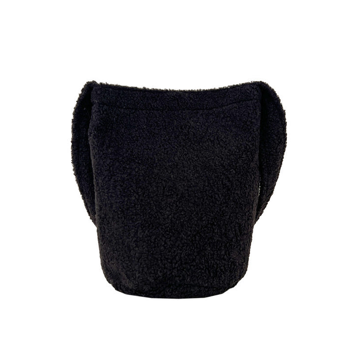 Cozy Faux Fur Bucket Bag
