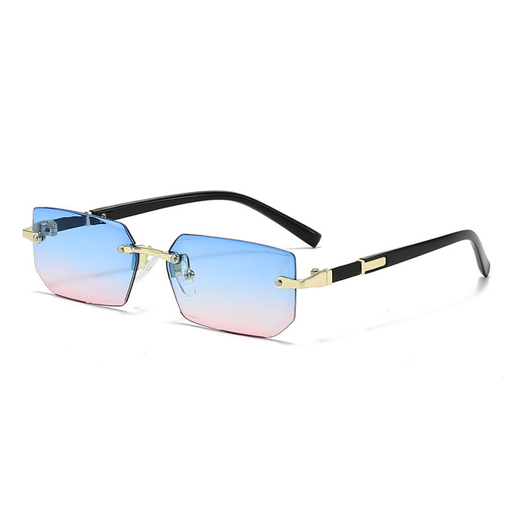 Ladies elegant and fashionable sunglasses with transparent frame Stornfield