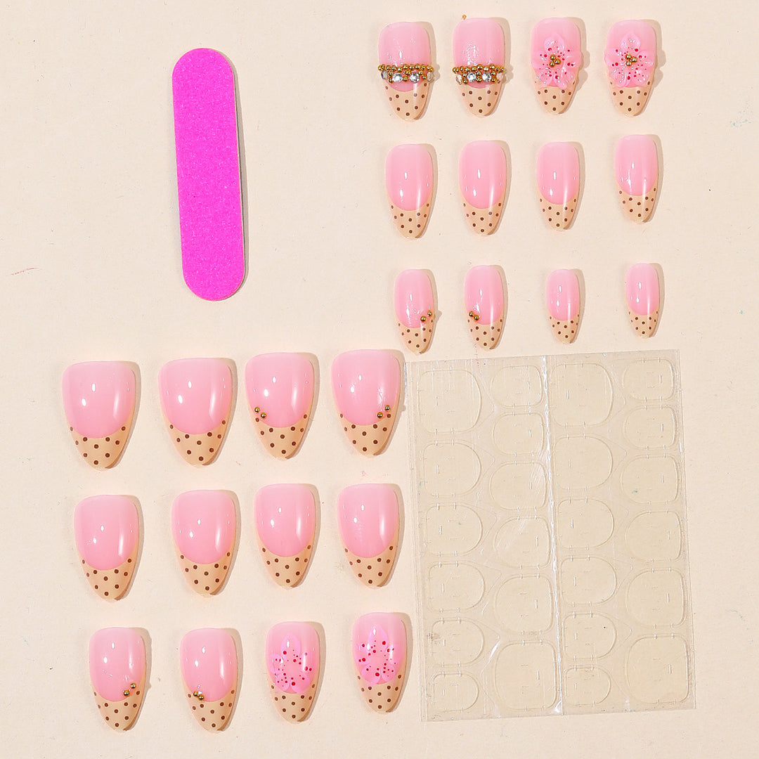 Floral Accent Gel Nail Art Stornfield