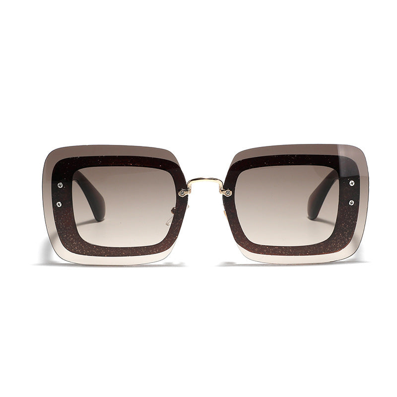 Women's square sunglasses with innovative frame Stornfield