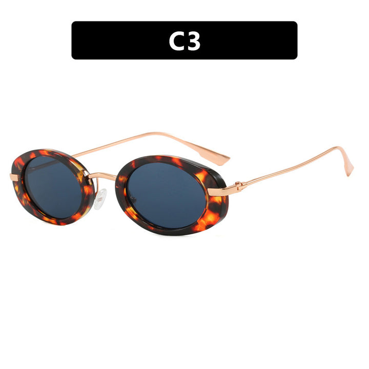 Ladies fashionable sunglasses in elegant oval design Stornfield