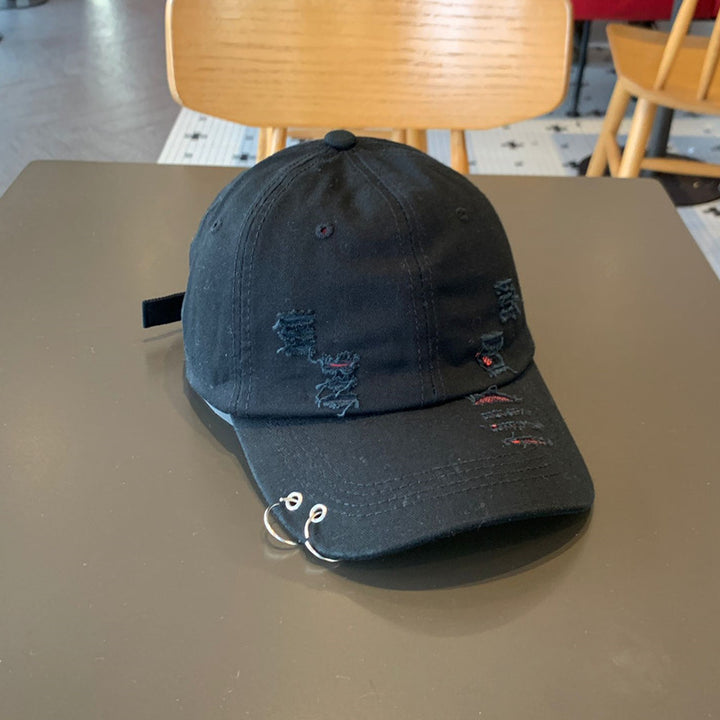 Unisex Distressed Cotton Adjustable Baseball Cap Stornfield