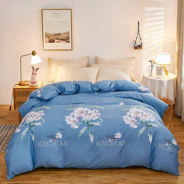 Plaid Patterned Quilted Comforter Set