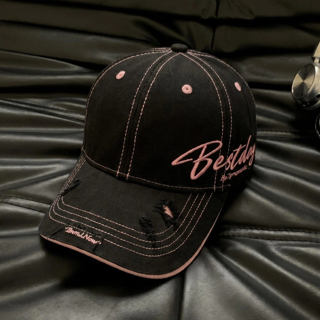 Men's Distressed Casual Cotton Baseball Cap Stornfield