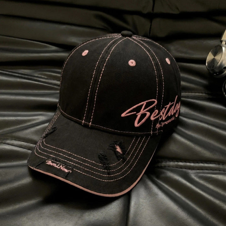 Men's Distressed Casual Cotton Baseball Cap Stornfield