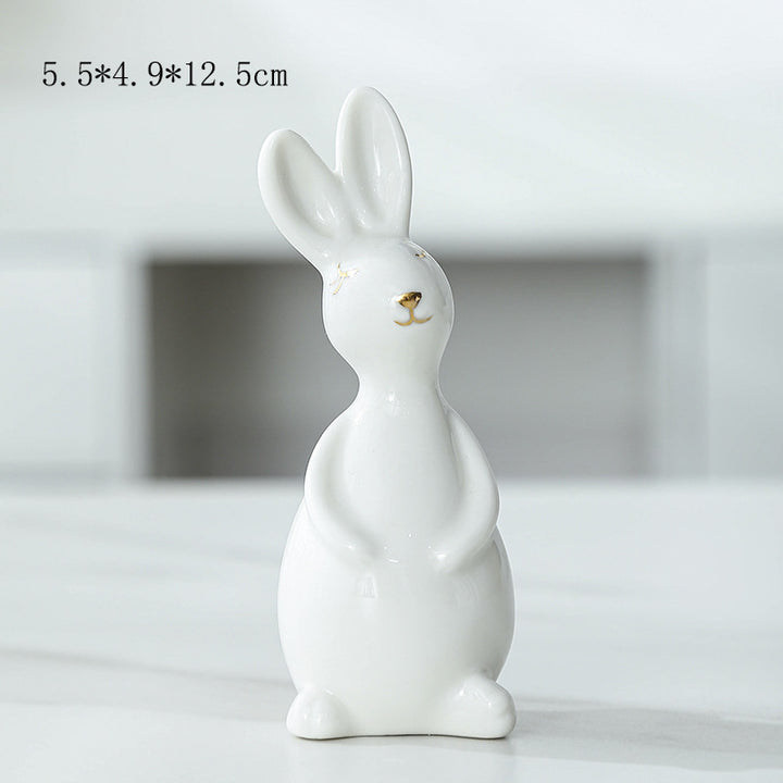 Ceramic Bunny Figurine Stornfeild