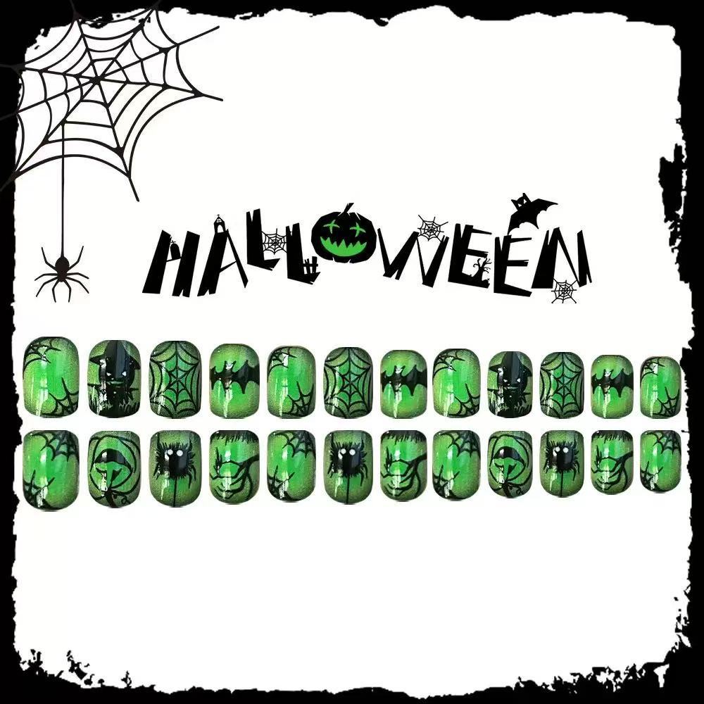 Halloween Nail Art Set with Creative 3D Designs Stornfield