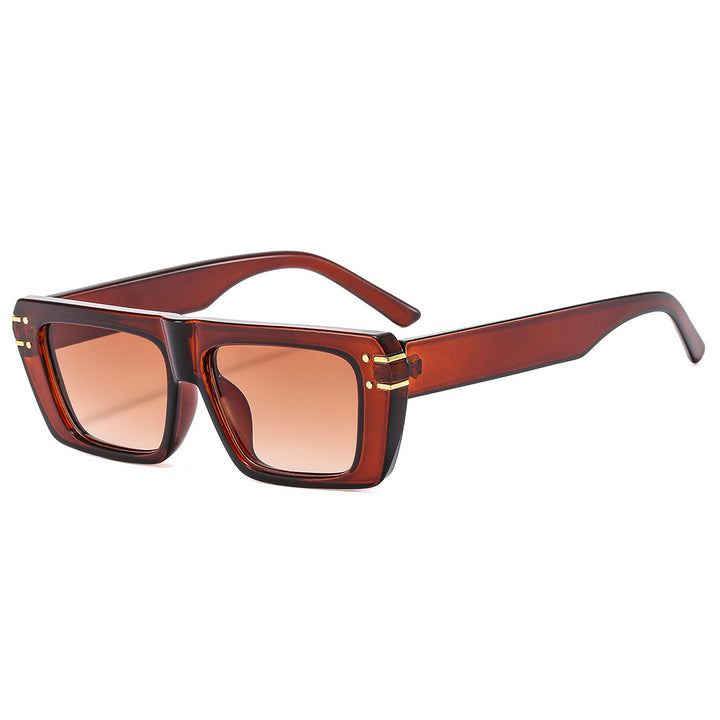 Women's fashionable square sunglasses with shiny accents Stornfield
