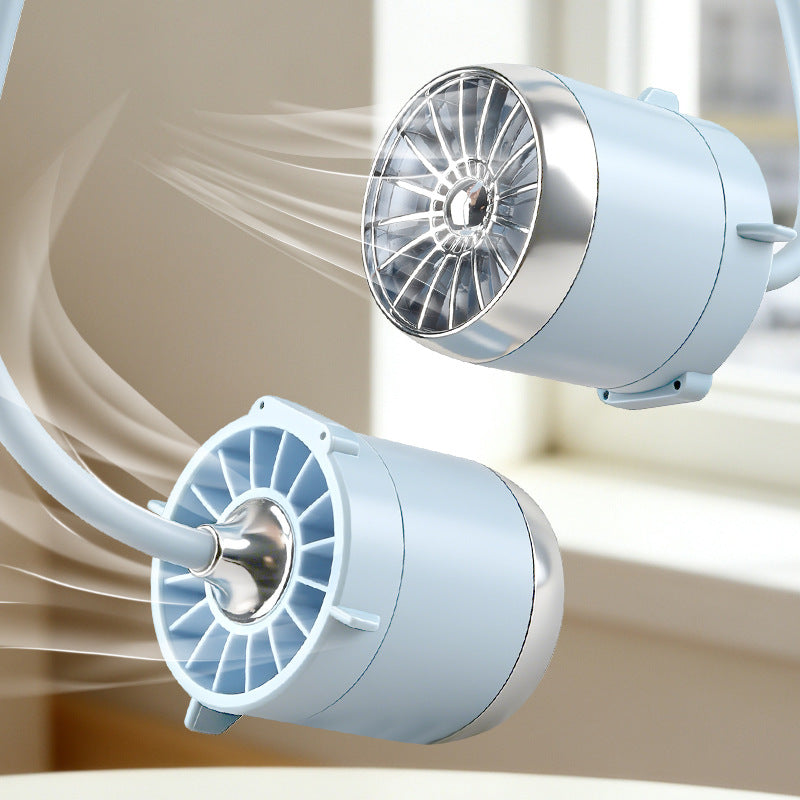 Unisex Portable Neck Fan with Dual Airflow Stornfield