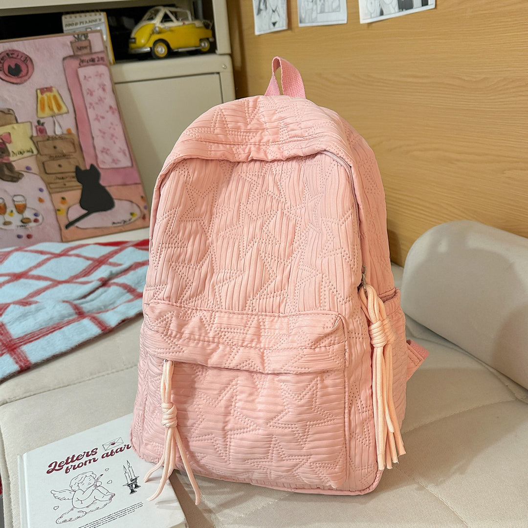 Lightweight Star Pattern Backpack