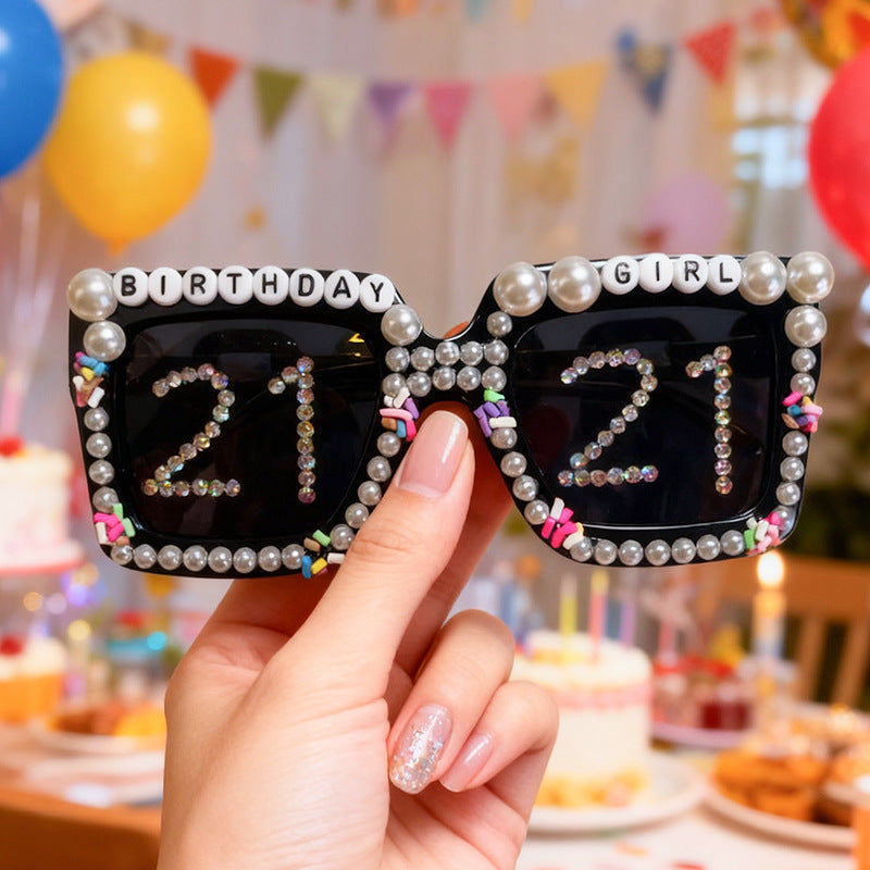 Birthday Celebration Themed Sunglasses Stornfield